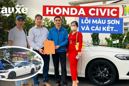 Honda đã hoàn tất thủ tục đổi xe Civic lỗi màu sơn | Bản tin Tàu và Xe | 22/06/2023