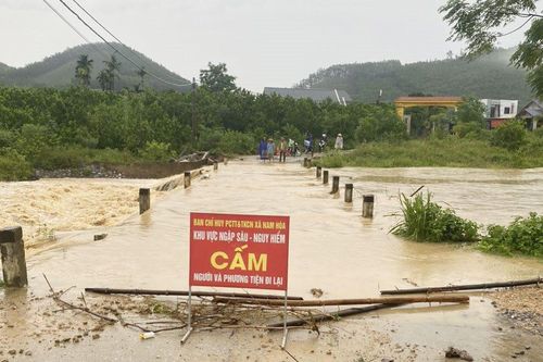 Thái Nguyên: Mưa lớn gây nhiều thiệt hại, giao thông bị chia cắt