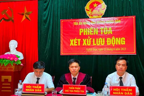 TAND huyện Nghĩa Đàn xét xử lưu động vụ án về ma túy