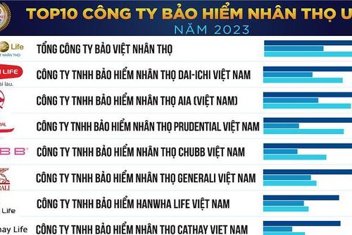 Vietnam Report công bố Top 10 công ty bảo hiểm uy tín năm 2023