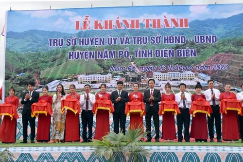 Khánh thành trụ sở làm việc Huyện ủy, trụ sở HĐND - UBND huyện Nậm Pồ