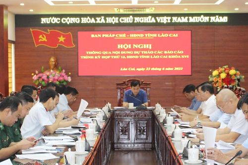 Ban Pháp chế HĐND tỉnh thống nhất nội dung các báo cáo thẩm tra