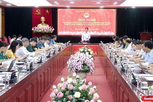 Giao ban công tác dân vận 6 tháng đầu năm 2023