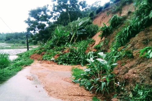 Thái Nguyên: Mưa lớn gây chia cắt giao thông và thiệt hại tại một số địa phương