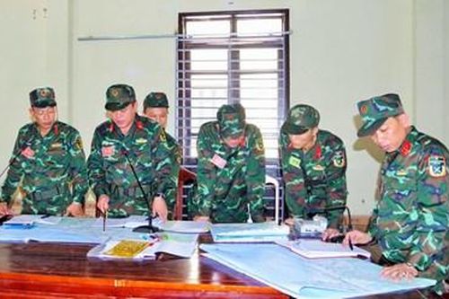 Diễn tập Chỉ huy – tham mưu 1 bên 2 cấp trên bản đồ năm 2023