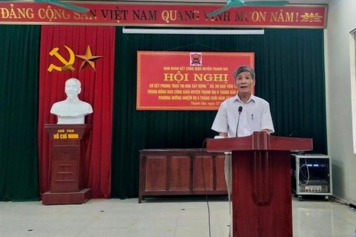 Thanh Oai: Đồng bào Công giáo tích cực tham gia phong trào tại địa phương