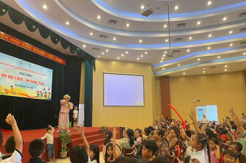 Đa dạng hoạt động tại Sân chơi thiếu nhi miễn phí