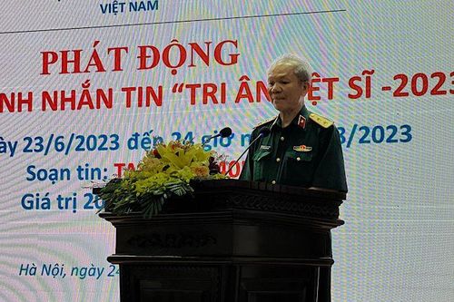 Phát động chương trình nhắn tin 'Tri ân liệt sĩ'