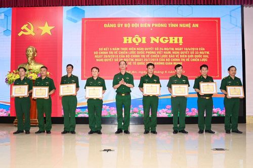 Đảng ủy BĐBP Nghệ An sơ kết các Nghị quyết của Bộ Chính trị