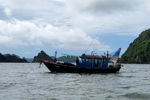 BĐBP Quảng Ninh: Hải đội Biên phòng 2 bắt tàu khai thác thủy sản trái phép