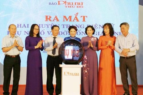 Báo Phụ nữ Thủ đô ra mắt hai chuyên trang điện tử 'Phụ nữ số' và 'Đời sống gia đình'
