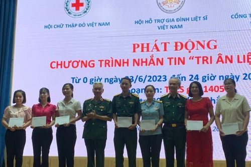 Phát động nhắn tin 'Tri ân liệt sĩ - 2023'