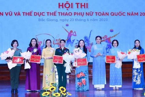 Hội thi Dân vũ và Thể dục thể thao phụ nữ toàn quốc 2023: Những hình ảnh ấn tượng