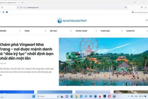 Cục PTTH&TTĐT đề nghị xử lý chặn website vi phạm nhatrangtrip.net