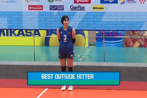 Đội trưởng Thanh Thúy tỏa sáng rực rỡ, giành giải Chủ công xuất sắc nhất AVC Challenge Cup 2023