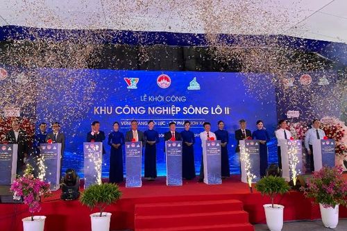 Khởi công Khu công nghiệp Sông Lô II tại Vĩnh Phúc