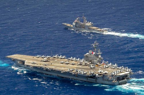 Nhóm tác chiến tàu sân bay USS Ronald Reagan thăm Việt Nam