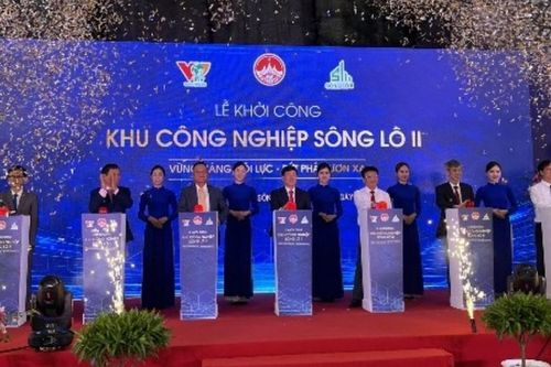 Vĩnh Phúc: Khởi công Khu công nghiệp Sông Lô II