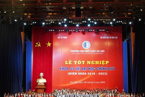 Trường Đại học Luật Hà Nội: Bế giảng khóa 44 hệ Đại học chính quy