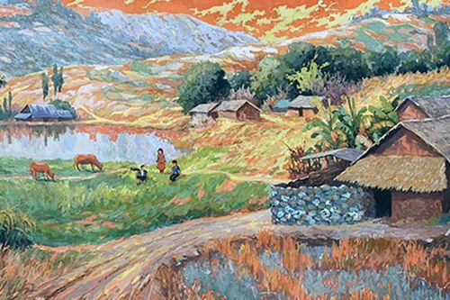 81 họa sĩ chung tay gây quỹ giúp người nghèo xây nhà