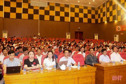 400 cán bộ ở TX Hồng Lĩnh được nâng cao nghiệp vụ công tác dân vận, dân chủ cơ sở
