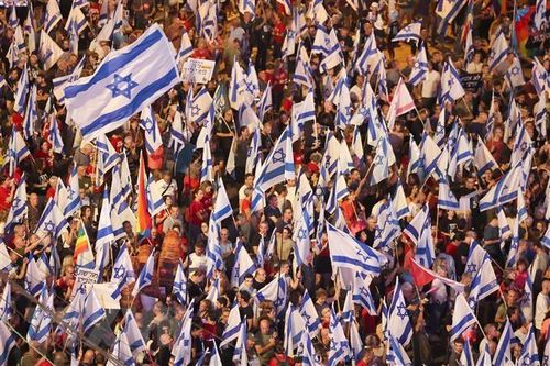 Dân Israel tiếp tục biểu tình phản đối kế hoạch cải cách tư pháp