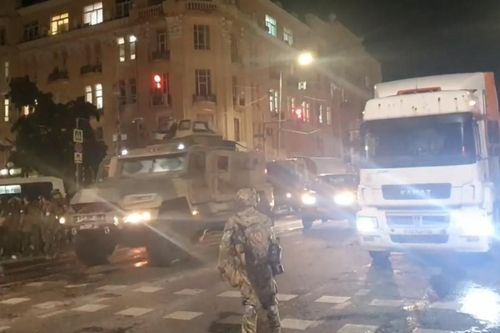 Các binh sĩ Wagner đã rời trụ sở Quân khu phía Nam ở thành phố Rostov-on-Don