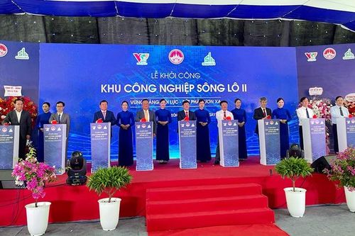Vĩnh Phúc: Khởi công Khu công nghiệp Sông Lô II