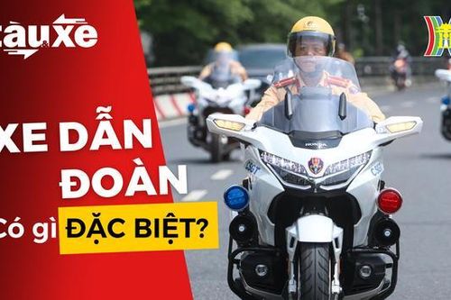 Sức mạnh của xe dẫn đoàn Honda Goldwing 2023 | Bản tin Tàu và Xe | 25/06/2023