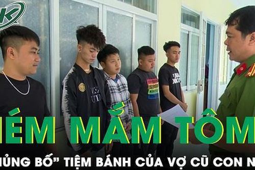 Khởi tố nhóm đối tượng tạt dầu nhớt trộn mắm tôm 'khủng bố' tiệm bánh của vợ cũ con nợ