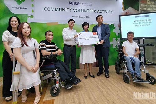 KOICA hỗ trợ bồi dưỡng kỹ năng hòa nhập xã hội và việc làm cho người khuyết tật