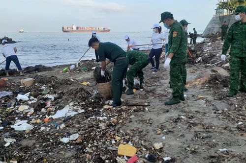 Tuổi trẻ BĐBP Bà Rịa - Vũng Tàu tích cực tham gia bảo vệ môi trường biển