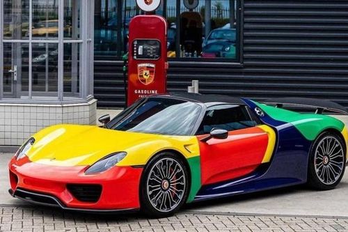 Chiêm ngưỡng Porsche 918 Spyder Weissach với cách phối màu độc đáo