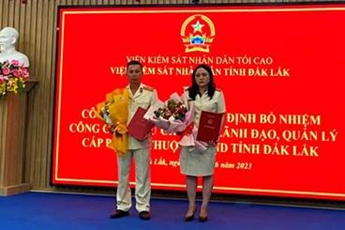 Kiện toàn lãnh đạo Phòng 3 VKSND tỉnh Đắk Lắk
