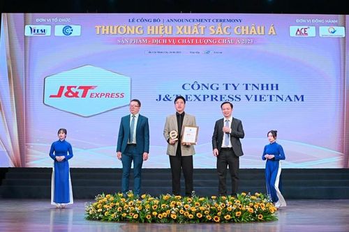 J&T Express Việt Nam tiếp tục được vinh danh Thương hiệu xuất sắc châu Á lần thứ 2 liên tiếp