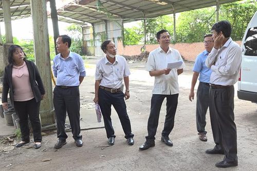 Khảo sát cụm công nghiệp xã Tân Dương