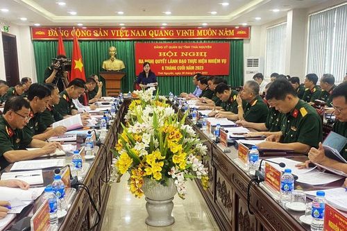 Thái Nguyên: Xây dựng lực lượng vũ trang có chất lượng, khả năng sẵn sàng chiến đấu cao