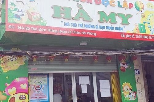 Đình chỉ hoạt động cơ sở mầm non có trẻ bị bạo hành ở Hải Phòng