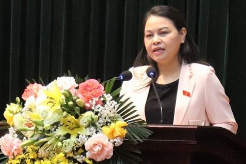 Phó Chủ tịch -Tổng Thư ký UBTƯ MTTQ Việt Nam Nguyễn Thị Thu Hà tiếp xúc cử tri tại Ninh Bình