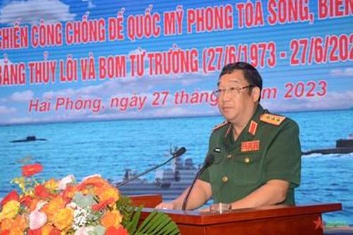 Quân chủng Hải quân kỷ niệm 50 năm Chiến công chống đế quốc Mỹ phong tỏa sông, biển miền Bắc