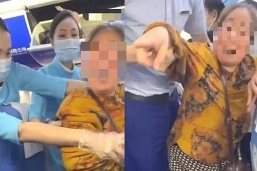 Bà lão dọa nôn vào cô gái vì không nhường chỗ trên máy bay