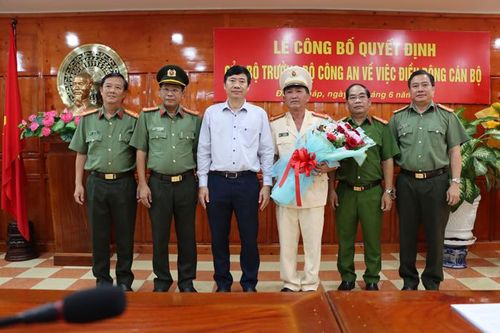 Công an tỉnh Đồng Tháp có tân Phó Giám đốc