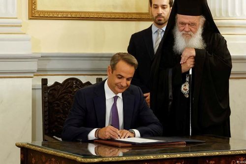 Hy Lạp: Thủ tướng Mitsotakis tuyên thệ nhậm chức