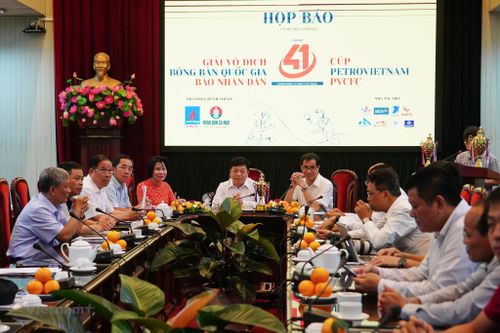 Công bố Giải Vô địch Bóng bàn Quốc gia Báo Nhân dân lần thứ 41