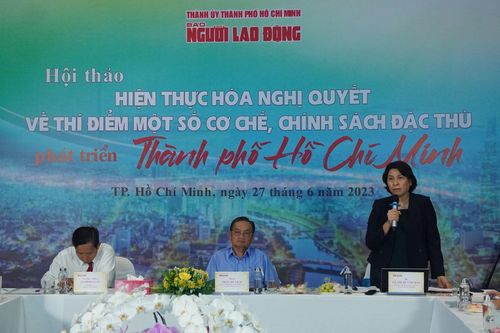 TP Hồ Chí Minh khẩn trương triển khai Nghị quyết thí điểm cơ chế đặc thù