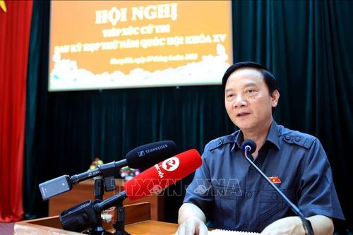 Phó Chủ tịch Quốc hội Nguyễn Khắc Định tiếp xúc cử tri tại Thái Bình