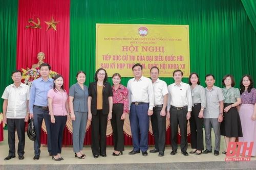 ĐBQH tiếp xúc cử tri huyện Nông Cống và Đông Sơn
