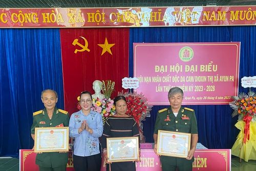 Ayun Pa vận động được gần 600 triệu đồng hỗ trợ nạn nhân chất độc da cam