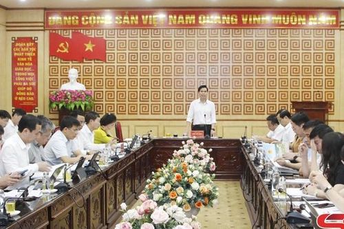 Họp Ban chỉ đạo xây dựng huyện Mộc Châu thành thị xã