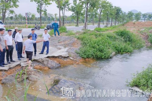 Hàng trăm hộ bị ảnh hưởng ngập úng: Lãnh đạo TP. Thái Nguyên yêu cầu khẩn trương khắc phục
